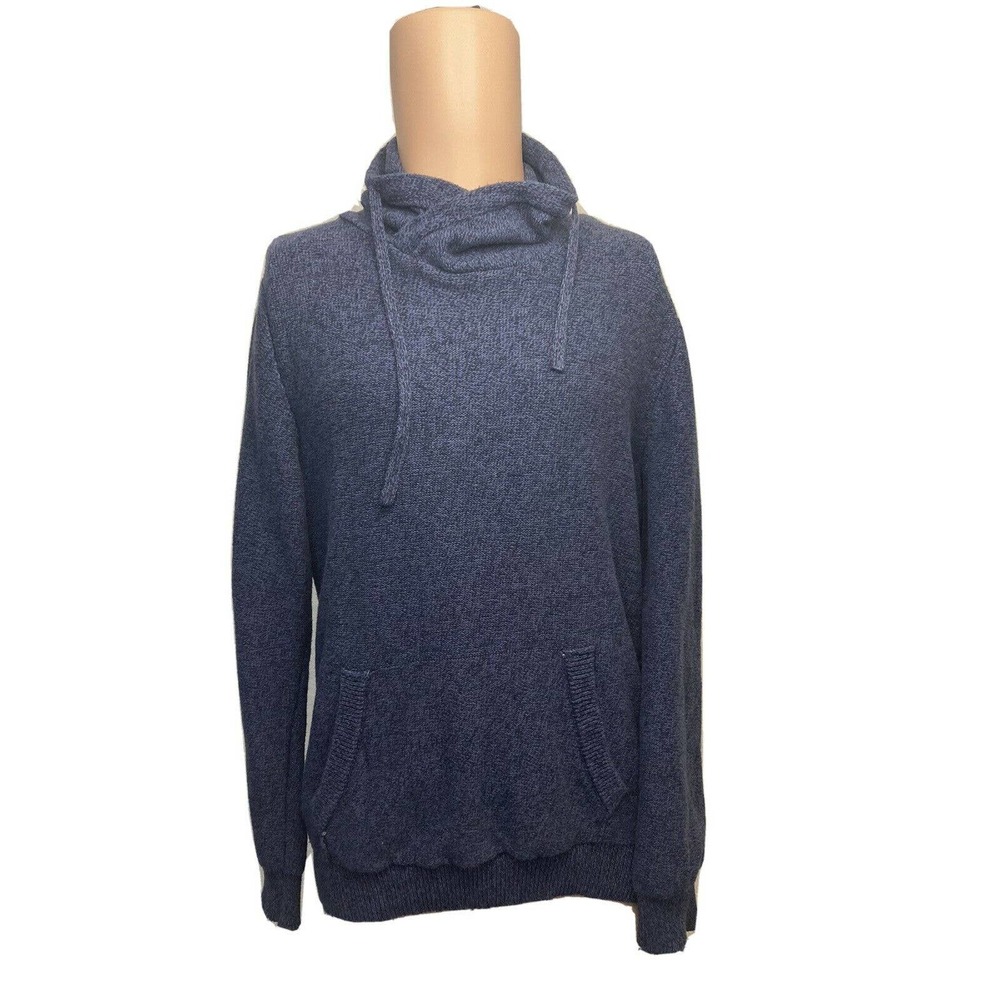 American Rag Blue Collared Knit Sweater Large